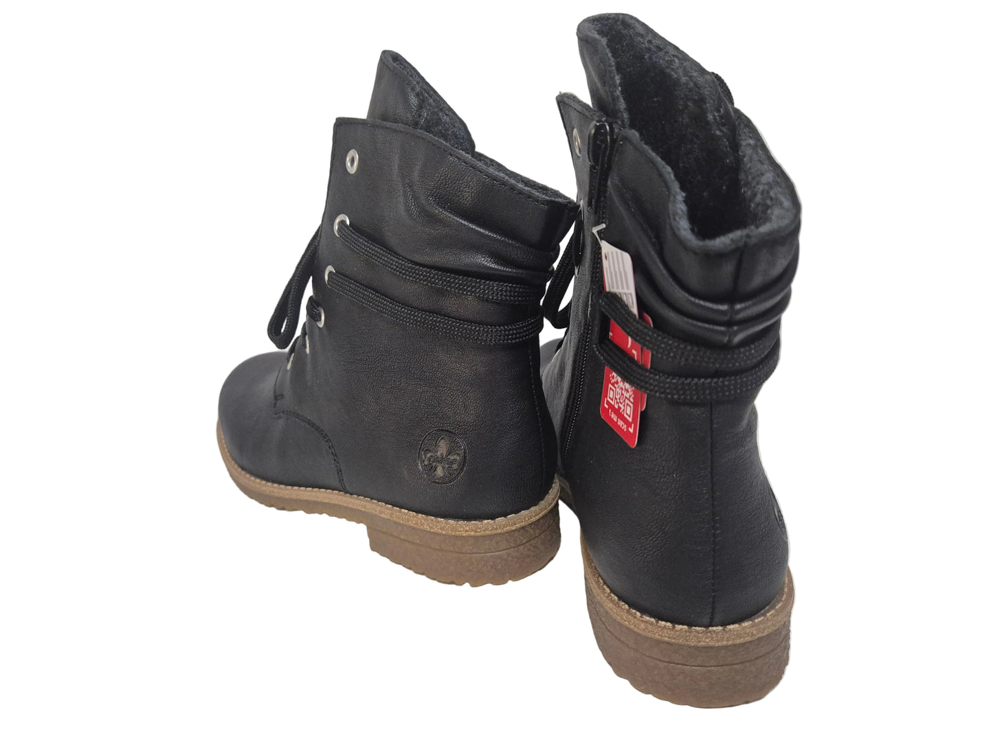 NEU! Rieker Schnürstiefelette Stiefel, schwarz, Gr. 38