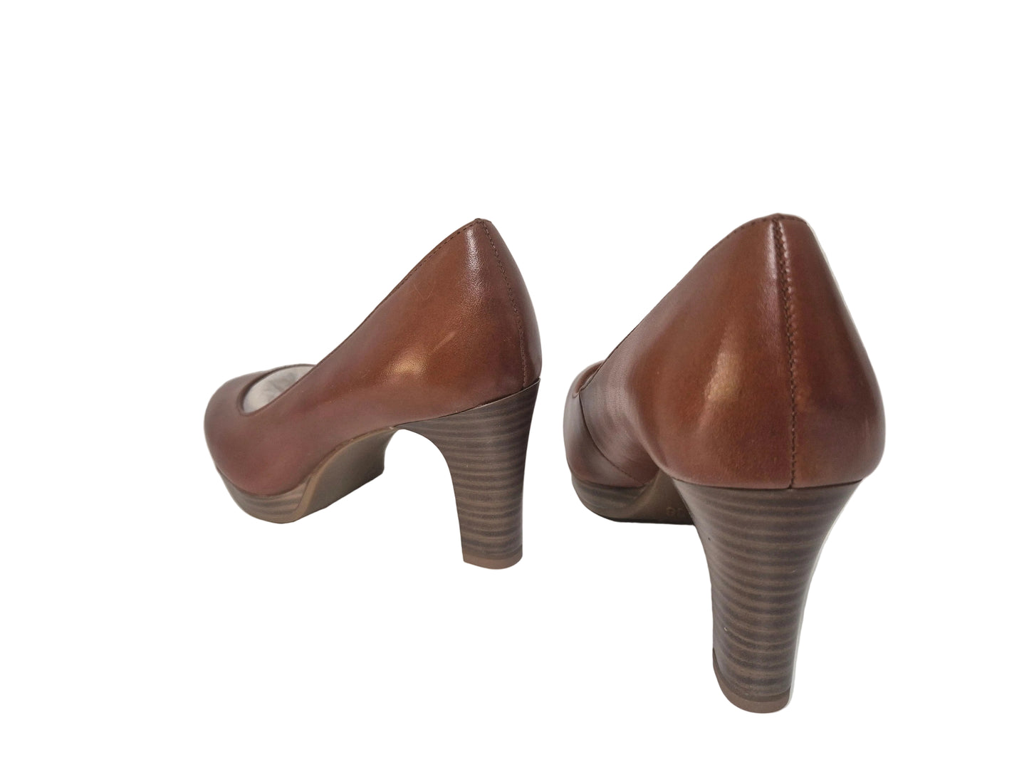 NEU! Tamaris Pumps Trichterabsatz Abendschuhe, cognac, Gr. 36