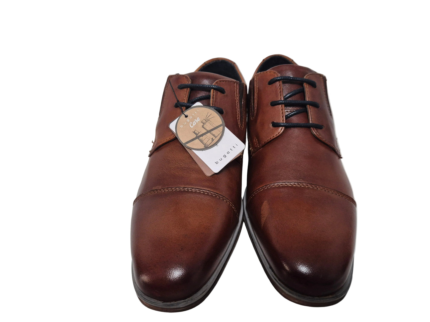NEU! Bugatti Schnürschuhe Halbschuhe Business, cognac, Gr. 41