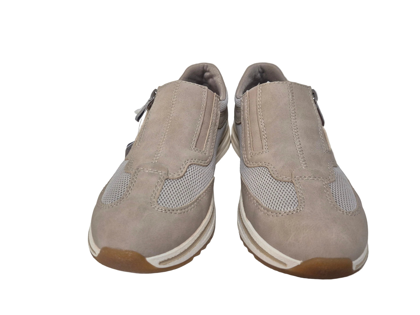 NEU! Rieker Slipper Slip on Sneaker, beige, Gr. 37