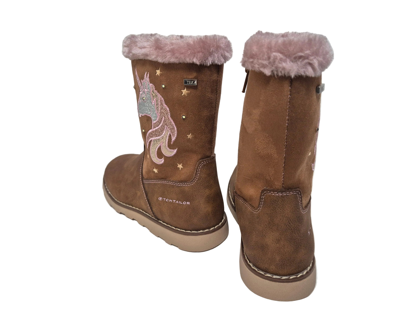 NEU! Tom Tailor Blinkschuhe Winterstiefel, cognac, Gr. 31