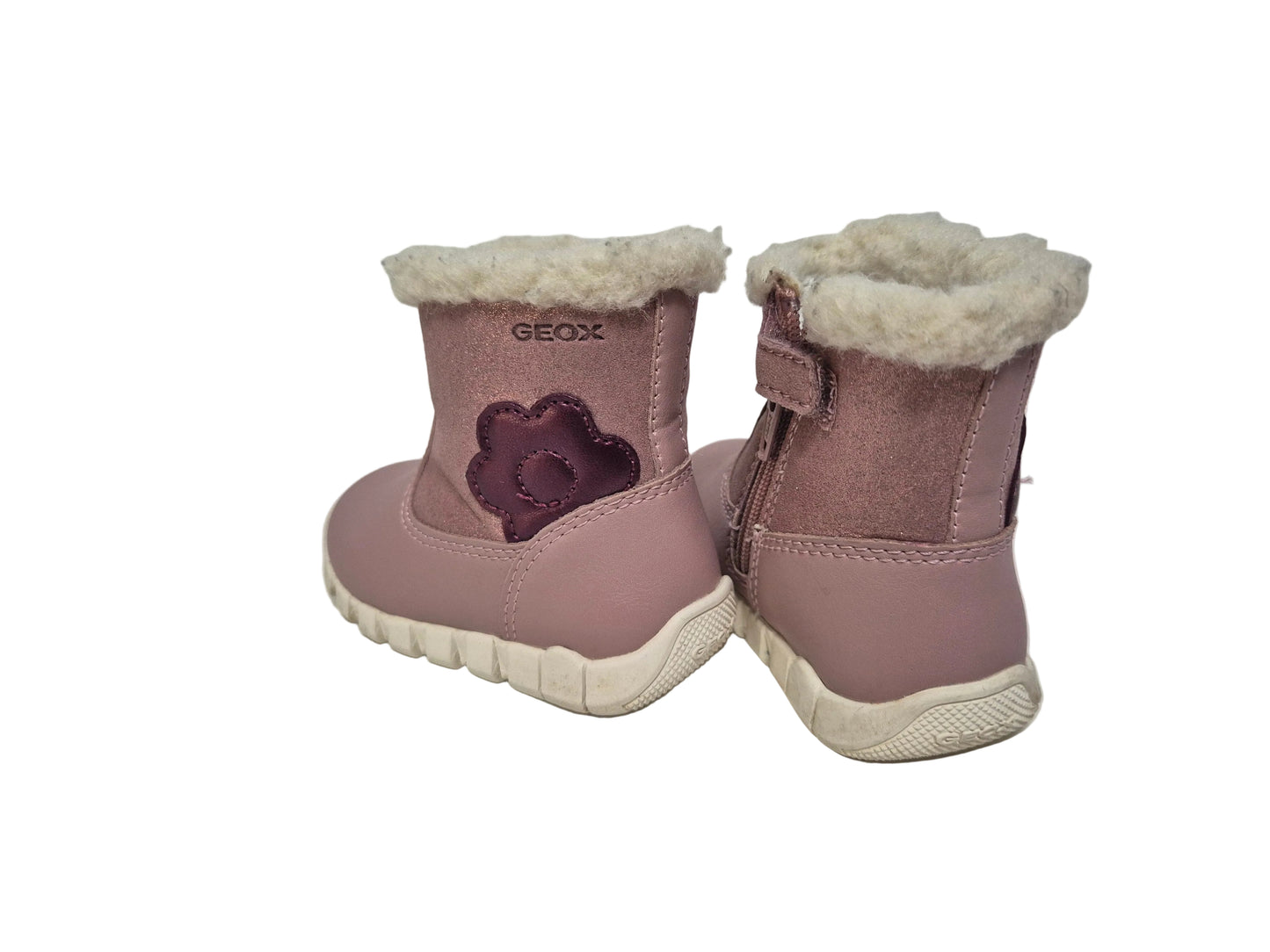 RETOURE! Geox B Iupidoo Girl B Winterboots, rosa, Gr. 19