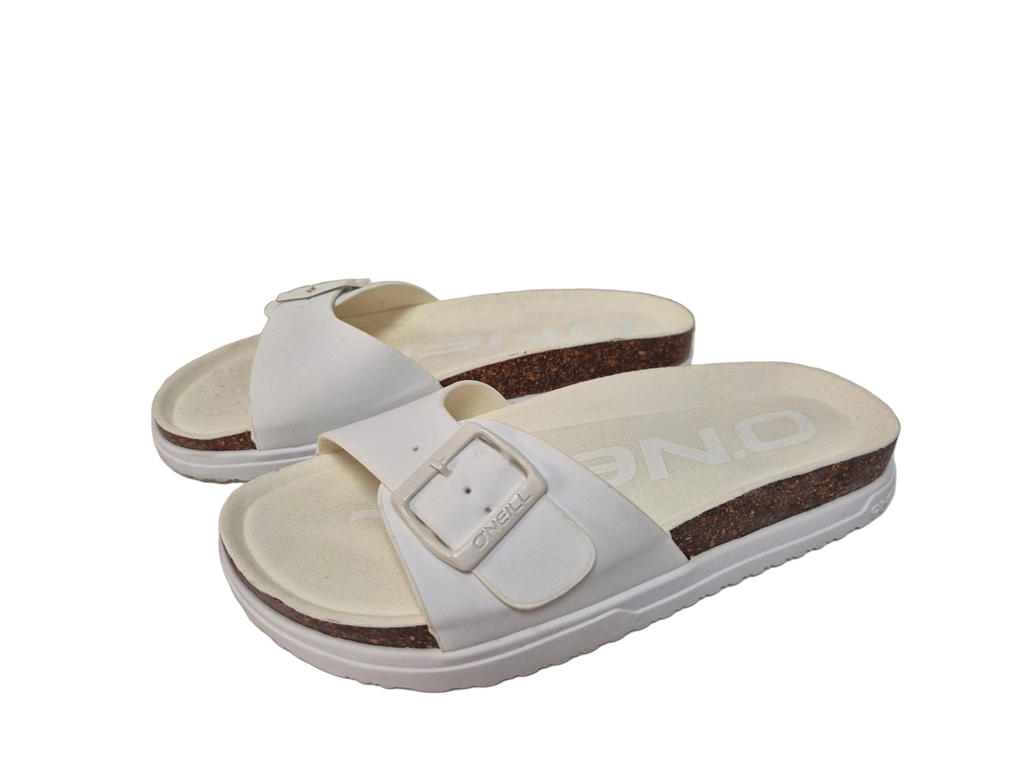 NEU! O'Neill Solana Slider Low Sandale Pantolette, weiß, Gr. 37