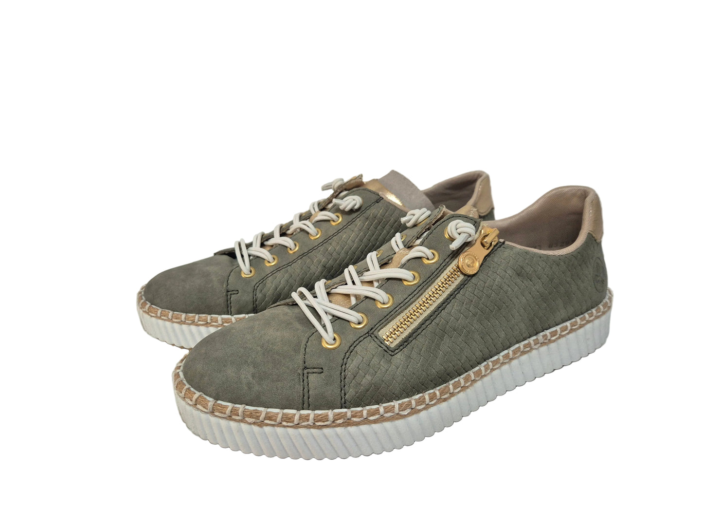 NEU! Rieker Sneaker, grün, Gr. 41
