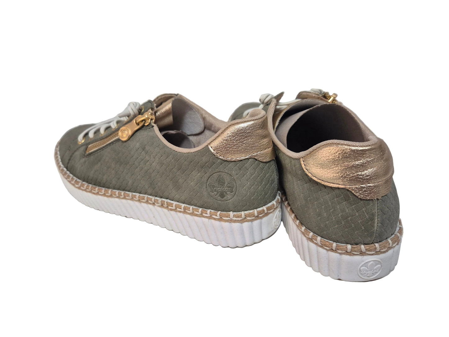 NEU! Rieker Sneaker, grün, Gr. 41