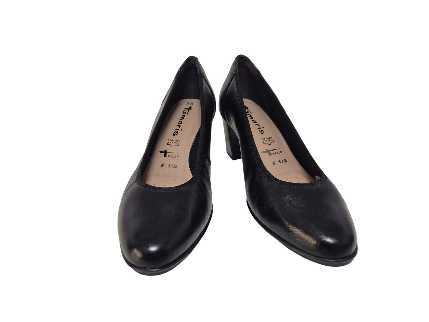 NEU! Tamaris Pumps Trichterabsatz, schwaz, Gr. 38