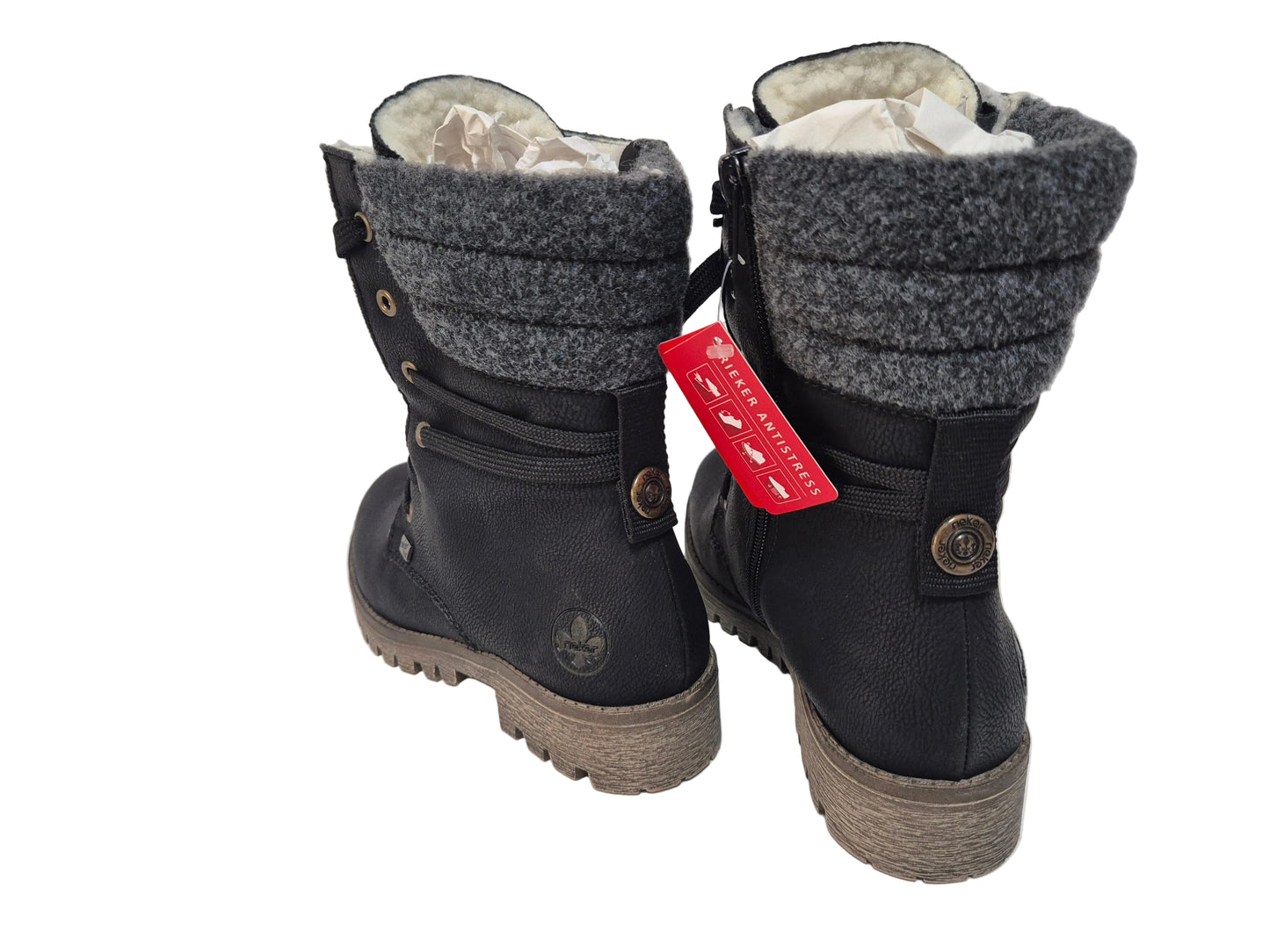 NEU! Rieker Winterboots mit Tex-Membran, schwarz, Gr. 37