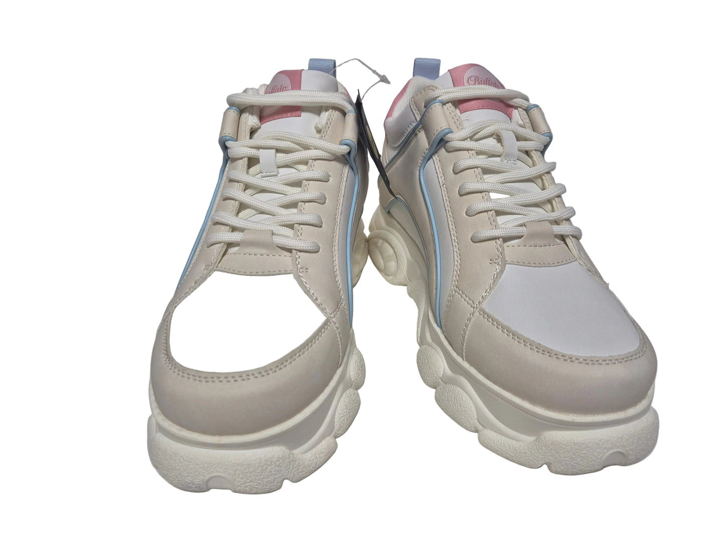 Buffalo Corin Plateau Sneaker low, weiß beige, Gr. 41
