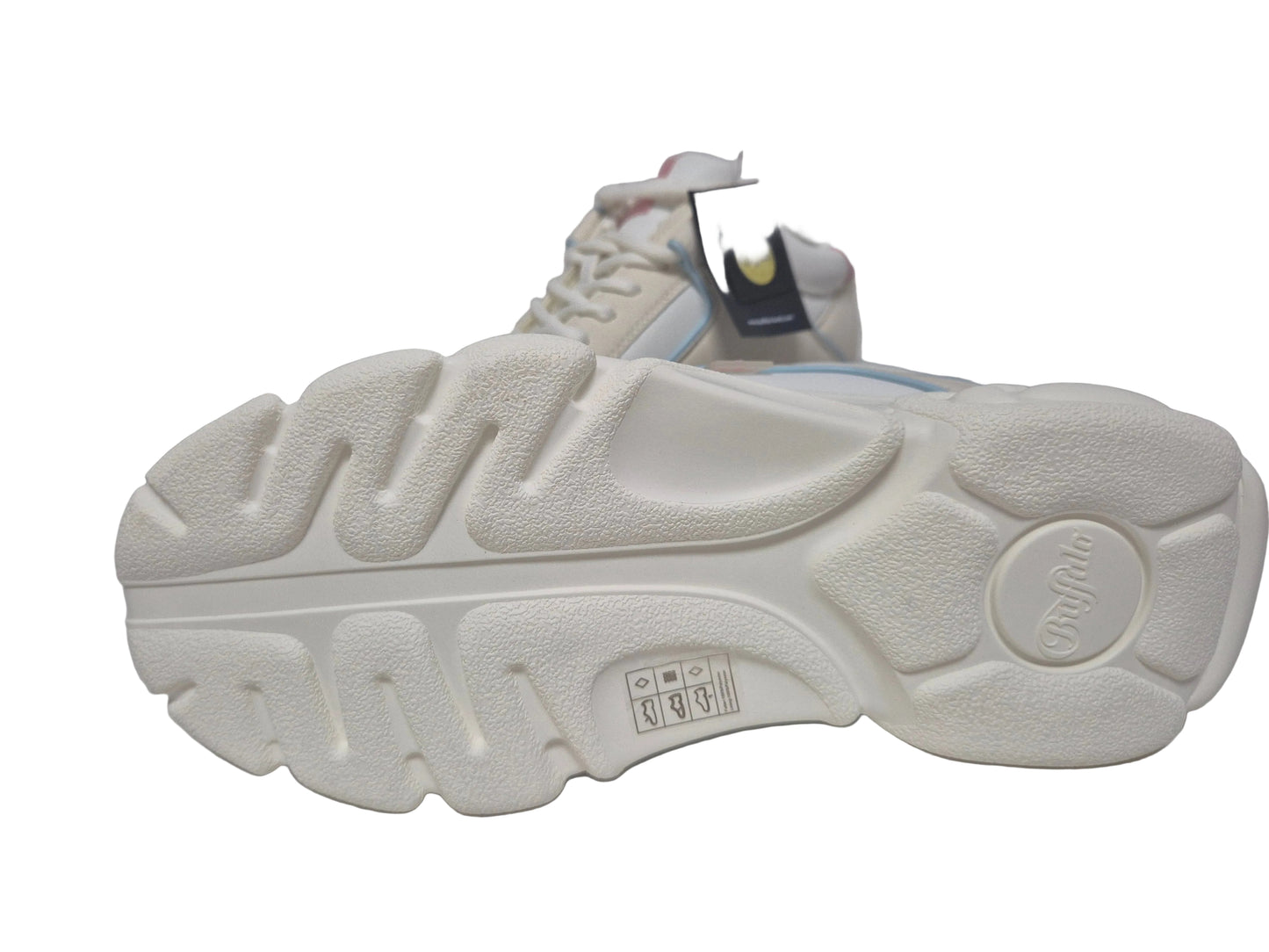 Buffalo Corin Plateau Sneaker low, weiß beige, Gr. 41