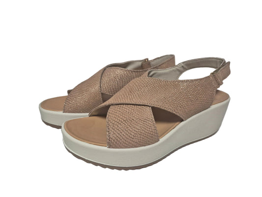IMAC elegante Keilsandalen, beige, Gr. 42