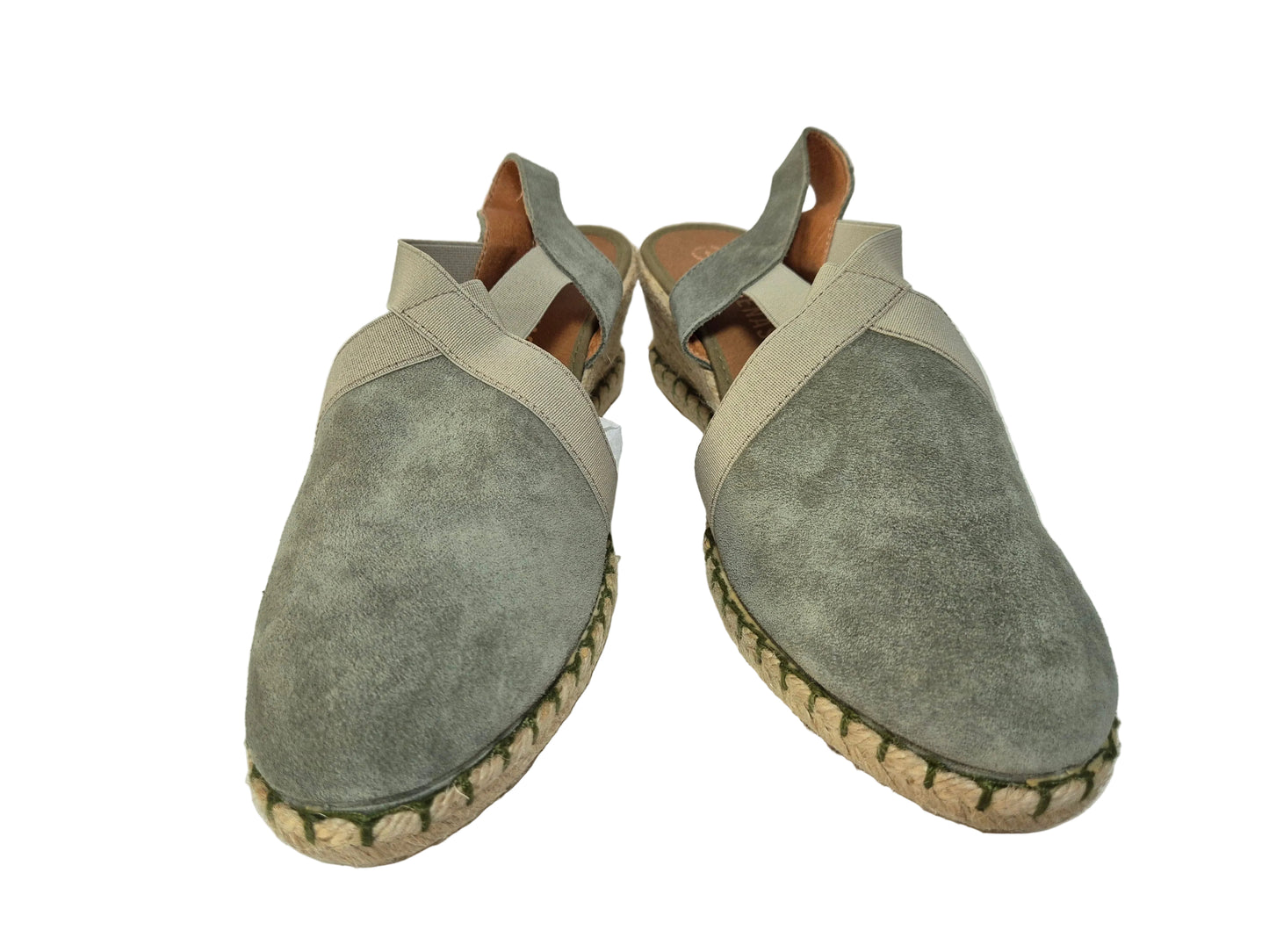Verbenas Milena Serraje Keilsandalette, grün, Gr. 42