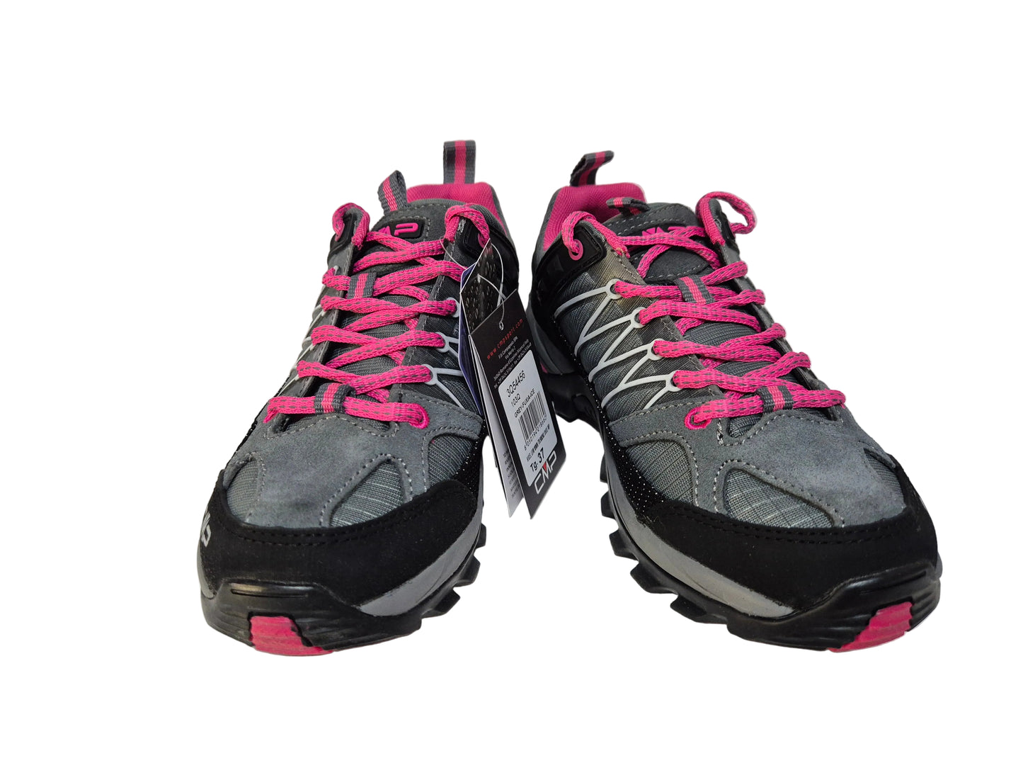 CMP Rigel Low WMN Trekking Shoes WP, grau-pink, Gr. 37