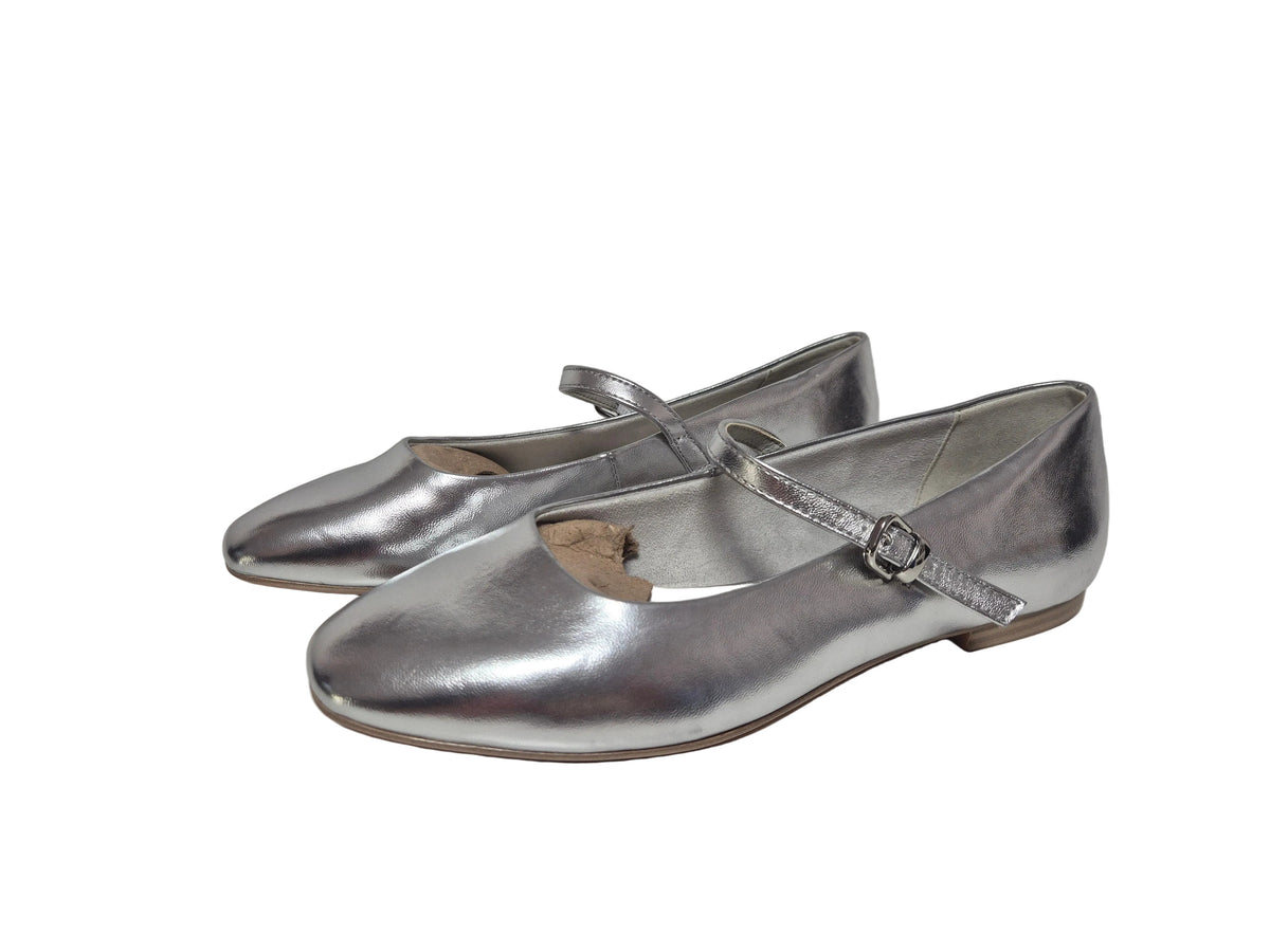 Tamaris Ballerina, silber, Gr. 39