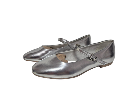 Tamaris Ballerina, silber, Gr. 39