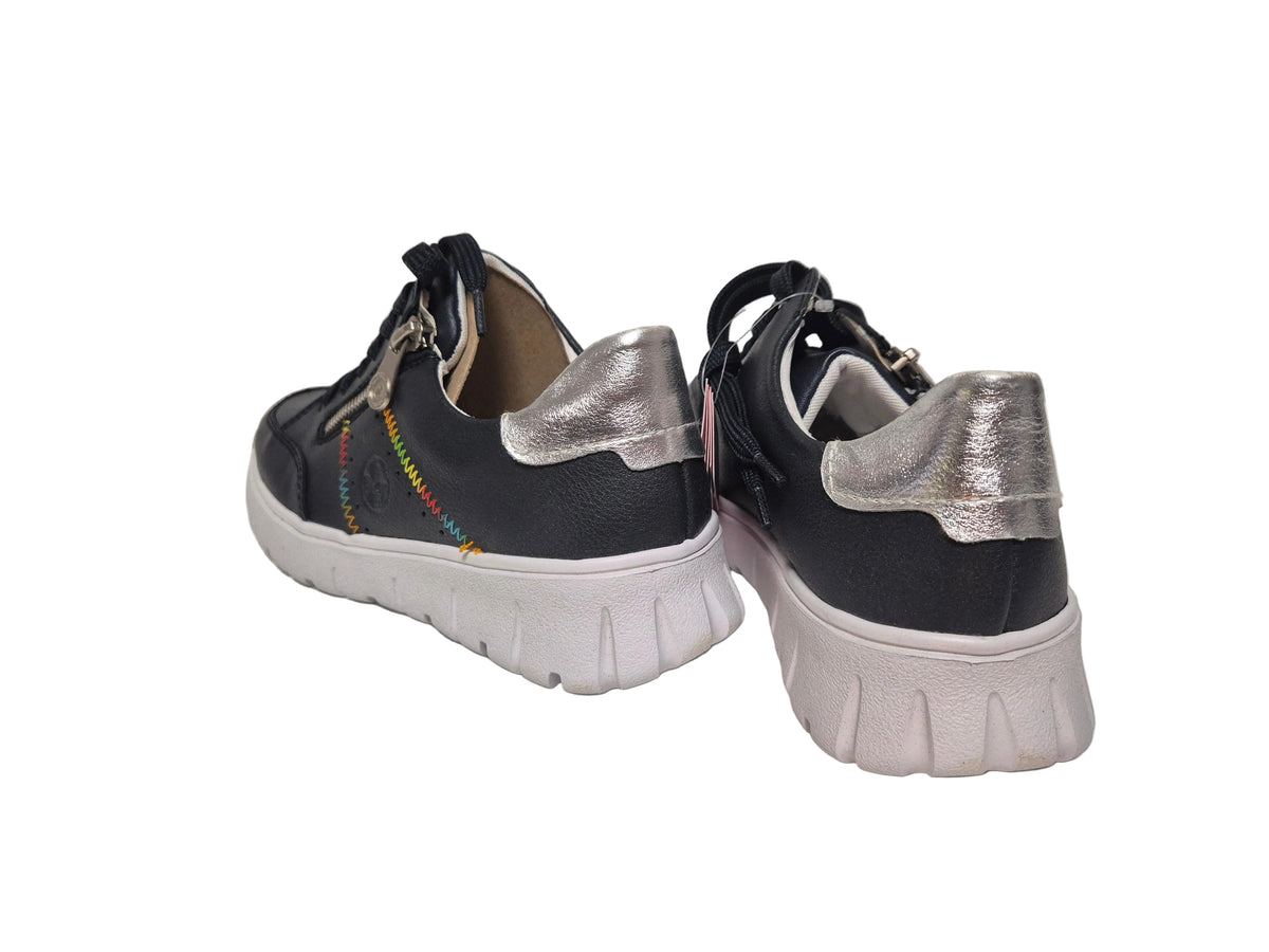 Rieker Keilsneaker, navy, Gr. 36