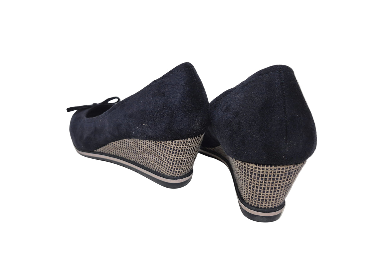Tamaris Keilpumps, navy, Gr. 40