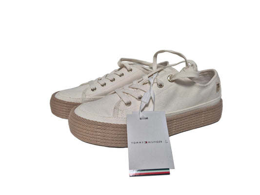 Tommy Hilfiger Plateausneaker, weiß, Gr. 37