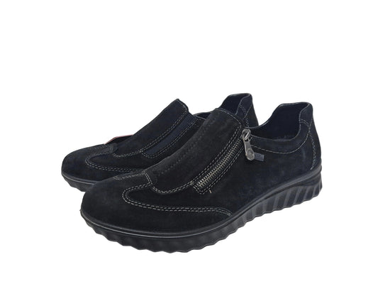 Rieker Slip-On Sneaker, schwarz, Gr. 42