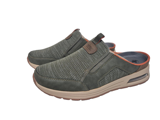 Rieker Clog Sneaker, khaki, Gr. 42