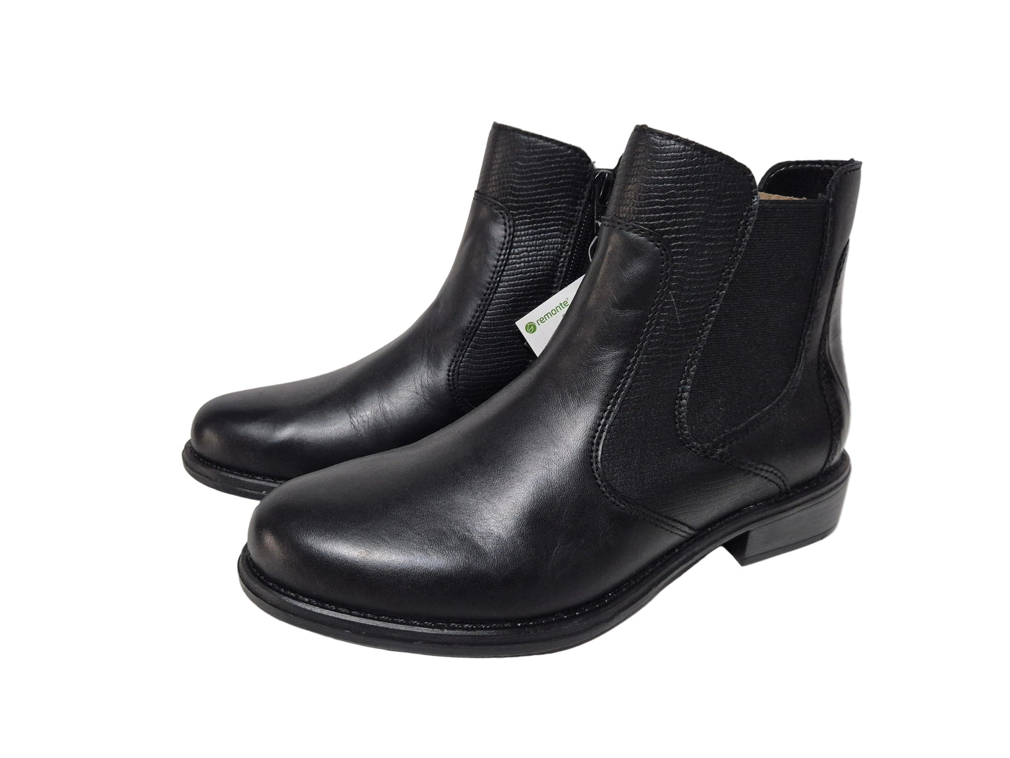 Remonte Chelsea Boots Stiefelette, schwarz, Gr. 37