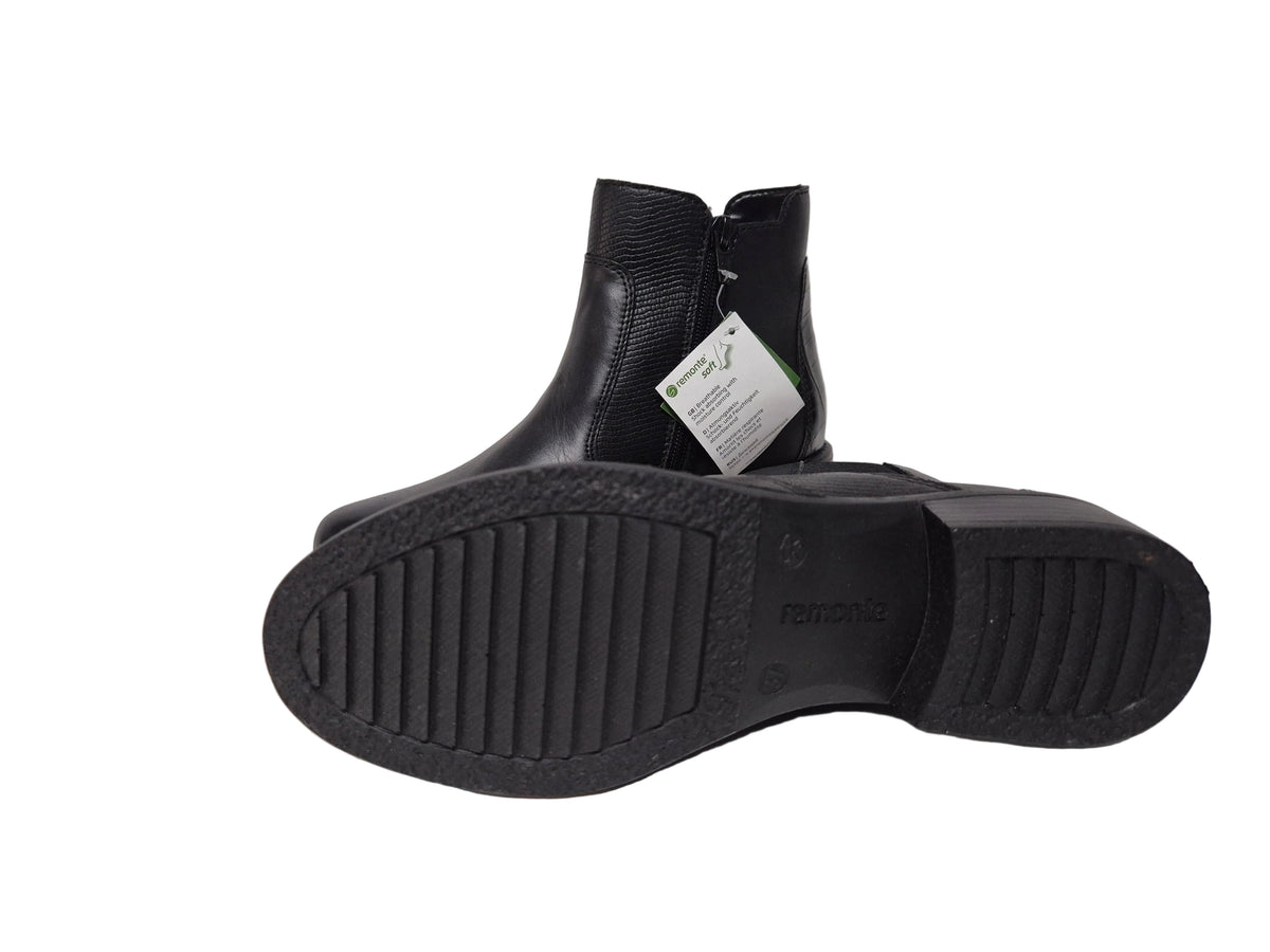 Remonte Chelsea Boots Stiefelette, schwarz, Gr. 37