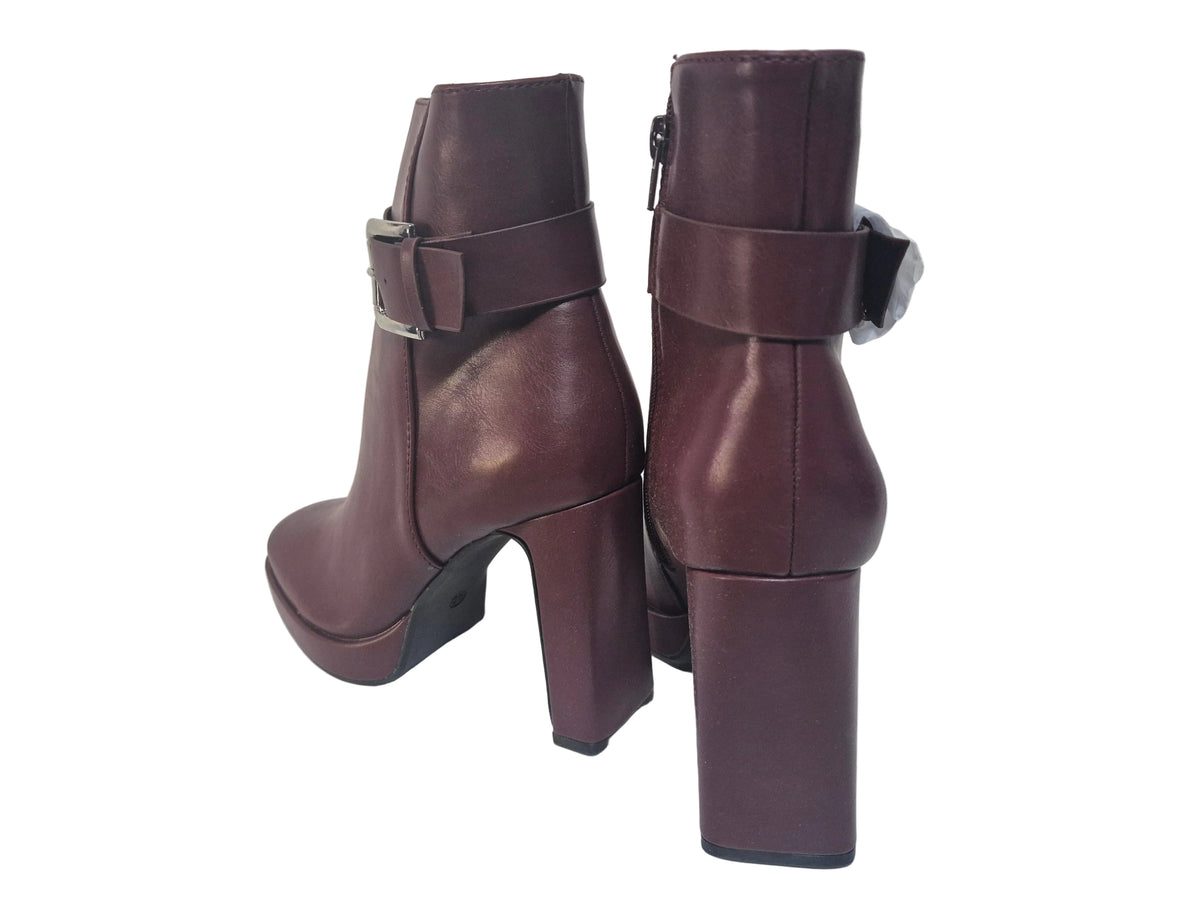 Aniston High-Heel Stiefelette, bordeaux, Gr. 40