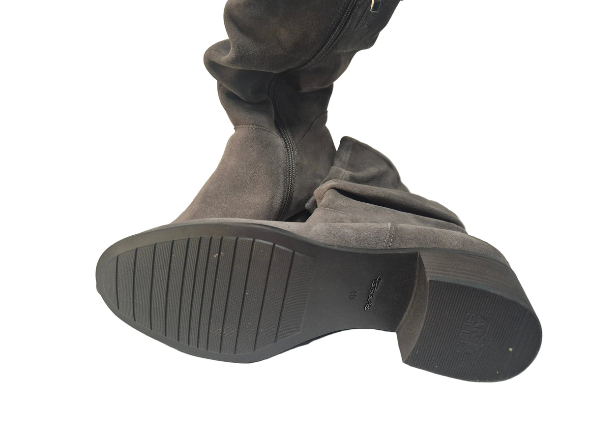 Tamaris Western Stiefel, taupe, Gr. 40
