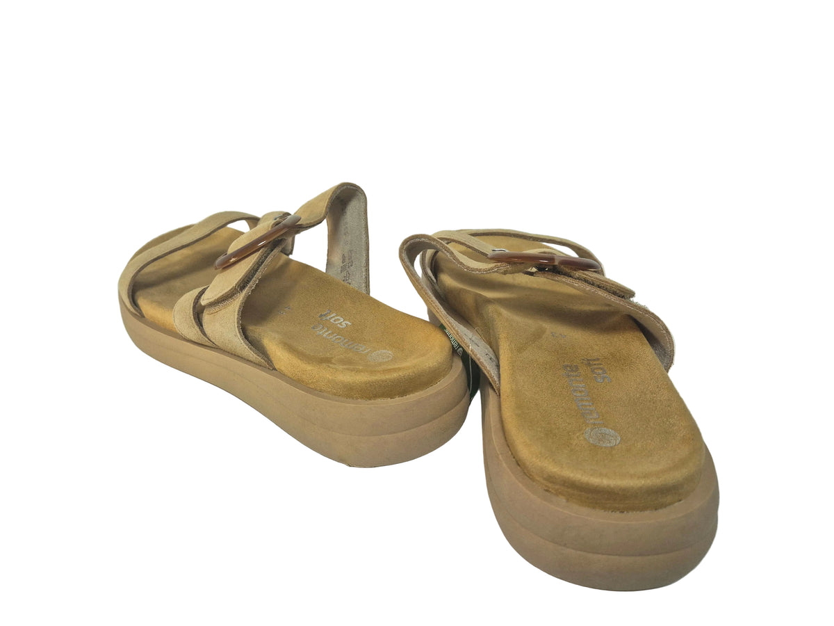 Remonte Pantolette, beige, Gr. 43
