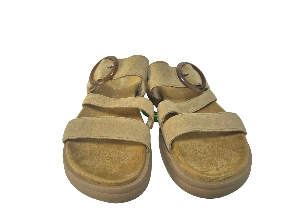 Remonte Pantolette, beige, Gr. 43