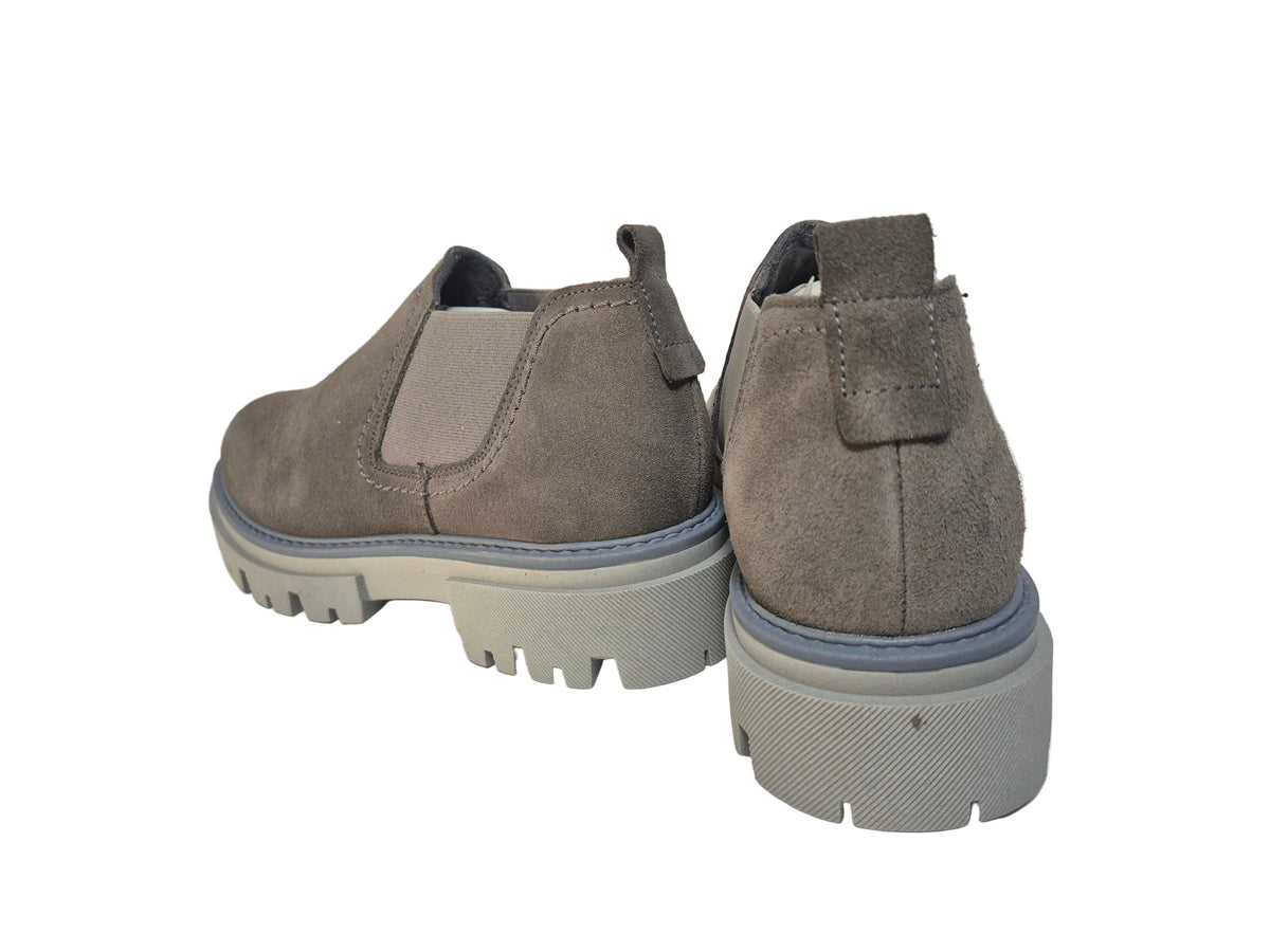 Heine Kurzstiefelette Schuhe Boots Veloursleder, grau, Gr. 37