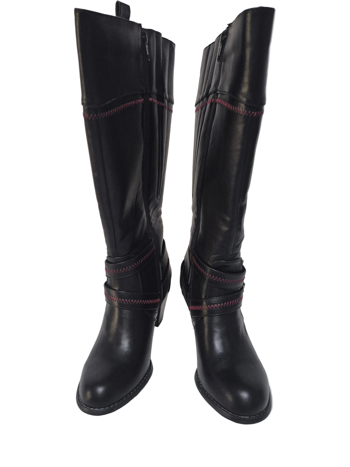 sheego by Joe Browns wadenhohe Stiefel Cowboystiefel, schwarz, Gr. 40 XXL