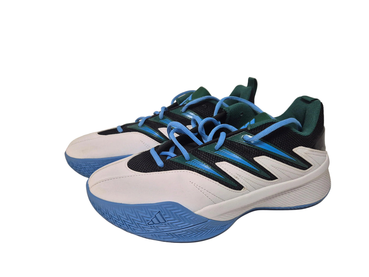 Adidas Dame Certified 3 Basketballschuh Sneaker, weiß-blau, Gr. 42