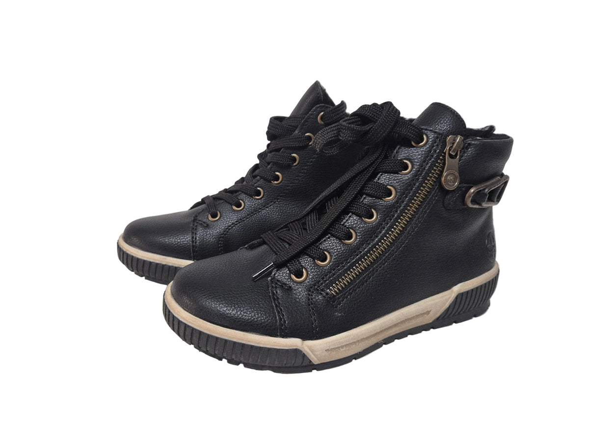 Rieker Winterboots High-Top Sneaker, schwarz, Gr. 36