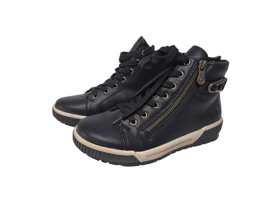 Rieker Winterboots High-Top Sneaker, schwarz, Gr. 36