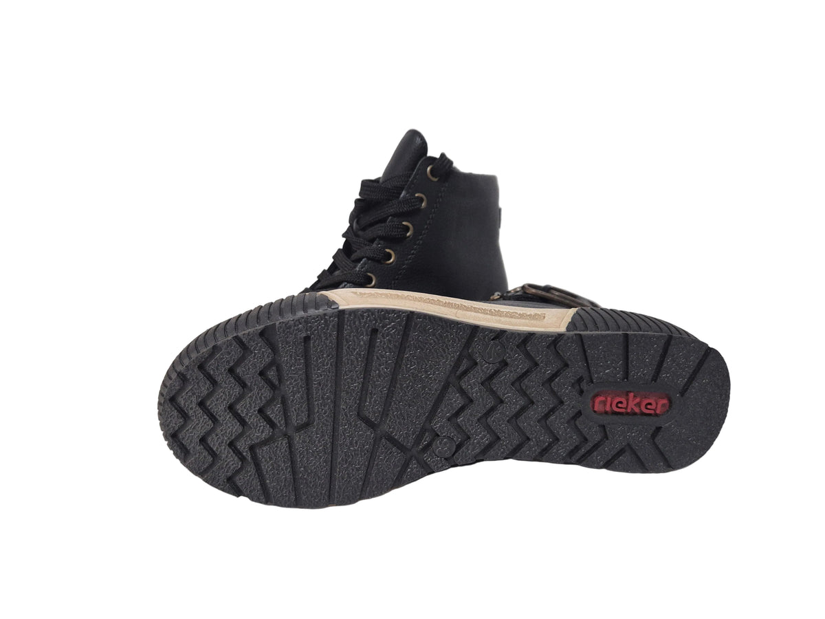 Rieker Winterboots High-Top Sneaker, schwarz, Gr. 36