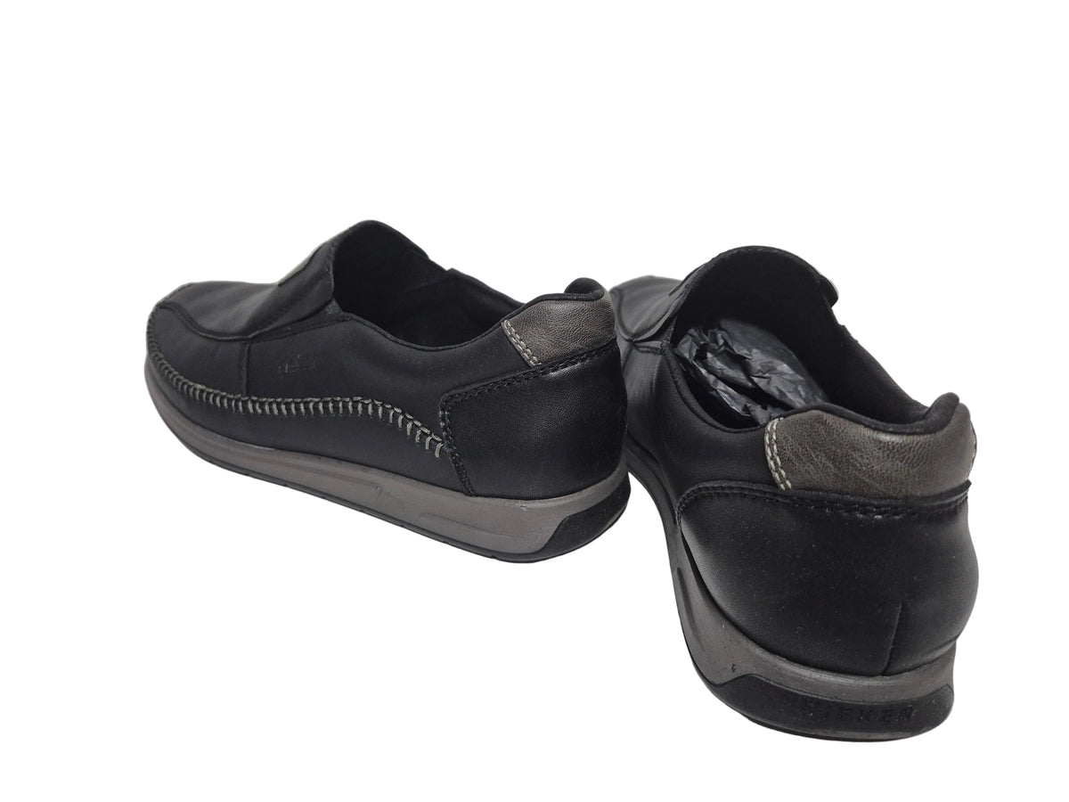 Rieker Slipper, schwarz, Gr. 40