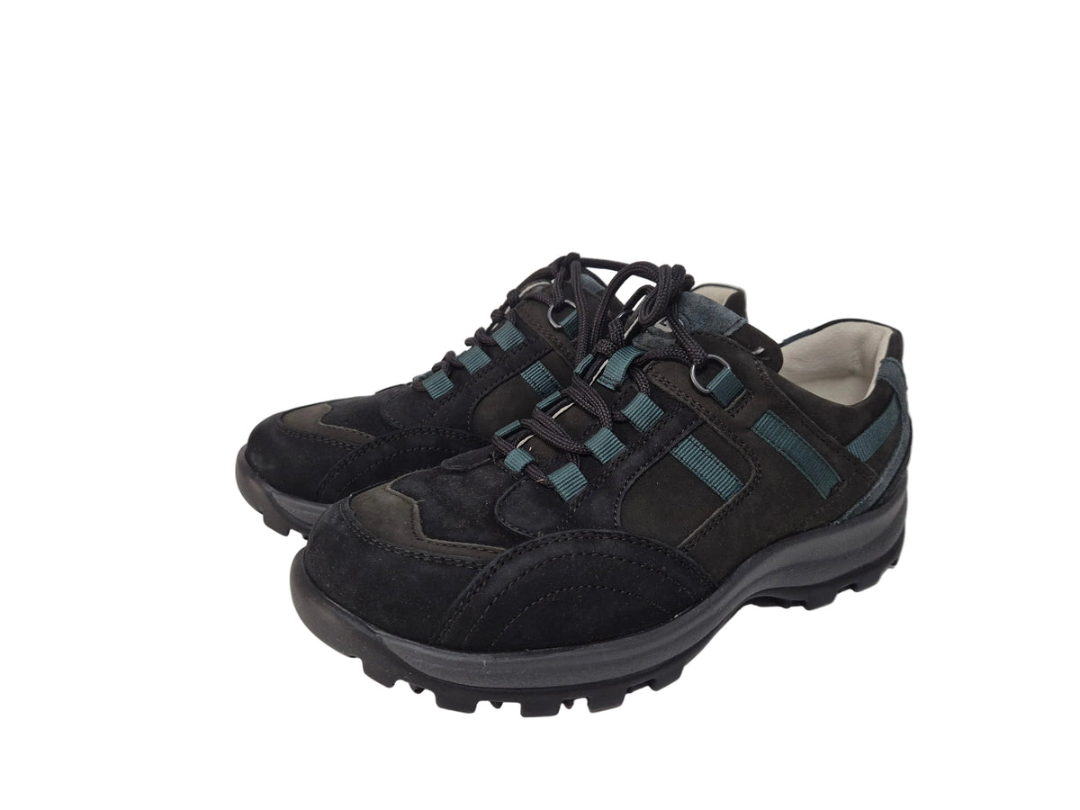 Waldläufer Holly Trekkingschuh, schwarz-blau, Gr. 35