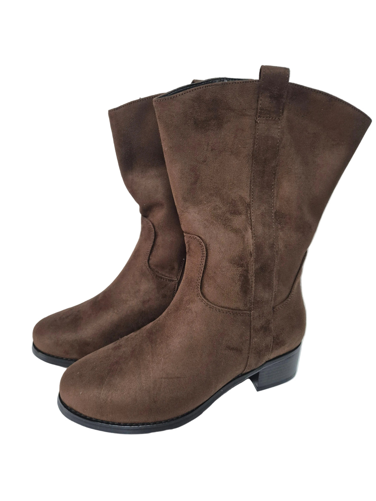 sheego Stiefeletten Kurzstiefel Cowboystiefel, braun, Gr. 40