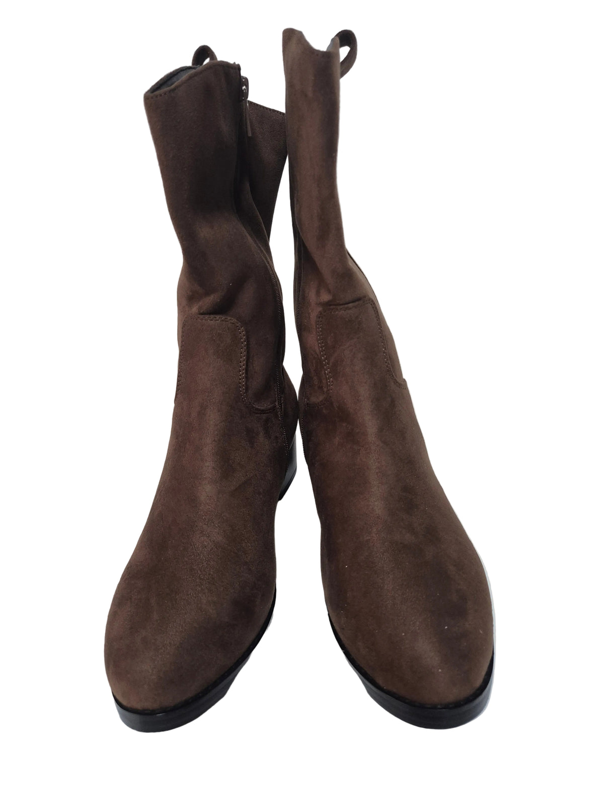 sheego Stiefeletten Kurzstiefel Cowboystiefel, braun, Gr. 40