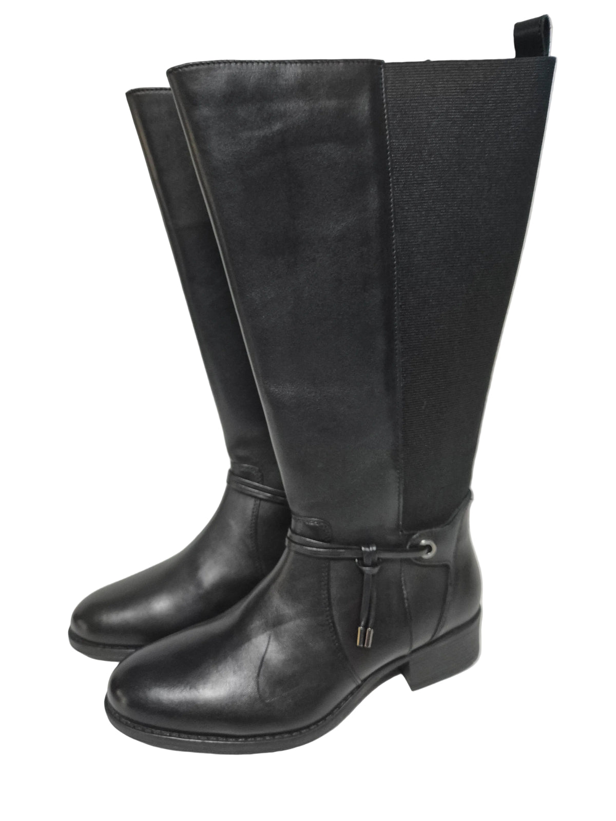 sheego Stiefel Weitschaftstiefel, schwarz, Gr. 39 XXXL