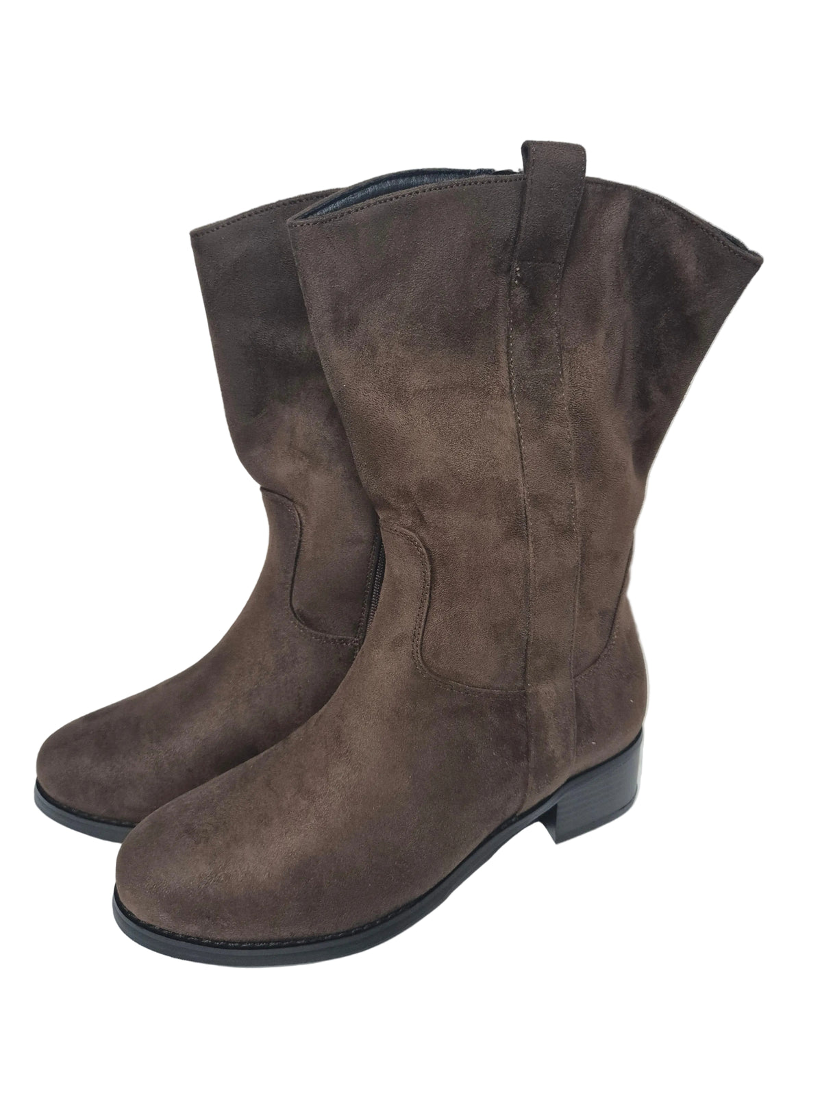 sheego Stiefeletten Kurzstiefel Cowboystiefel, braun, Gr. 39