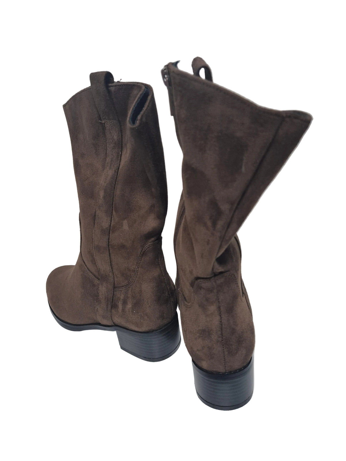 sheego Stiefeletten Kurzstiefel Cowboystiefel, braun, Gr. 39