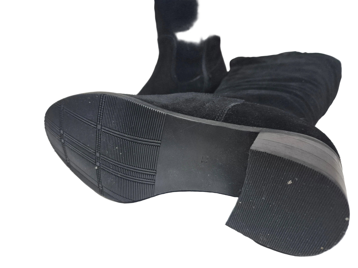 sheego Stiefel Weitschaftstiefel Winterstiefel schwarz Gr 38 XL