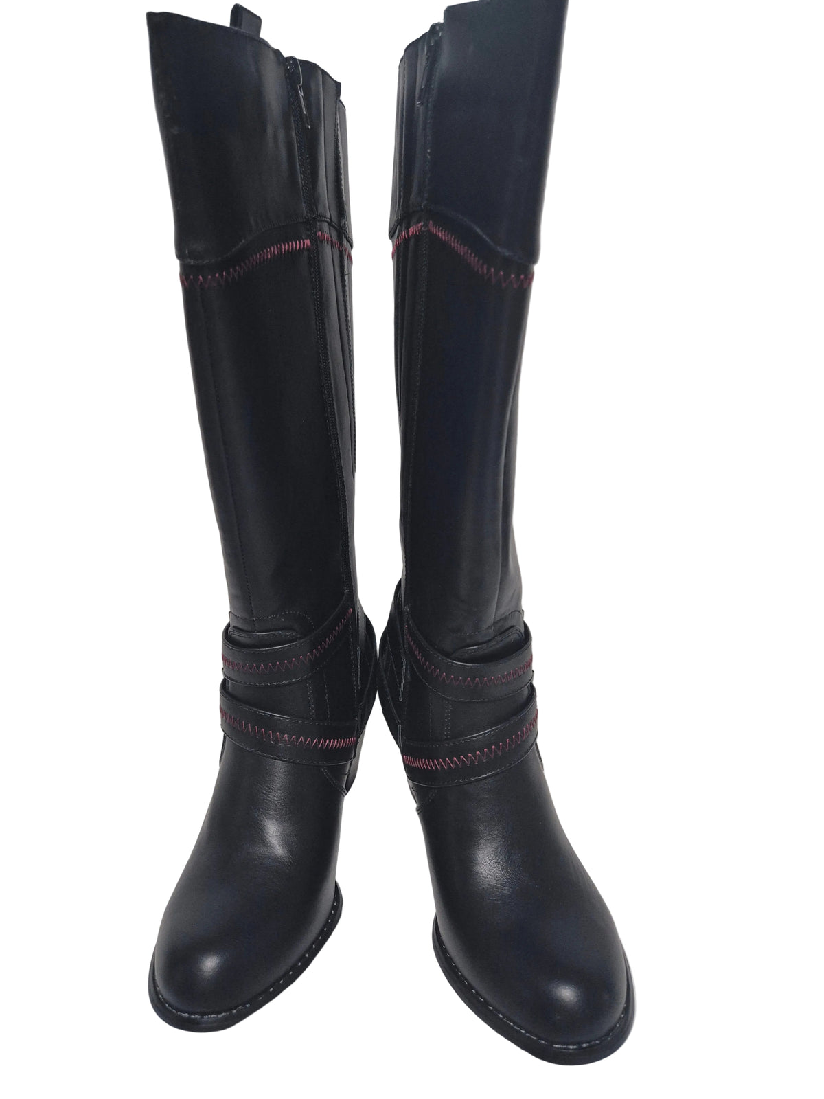 sheego by Joe Browns wadenhohe Stiefel Cowboystiefel, schwarz, Gr. 40 XL