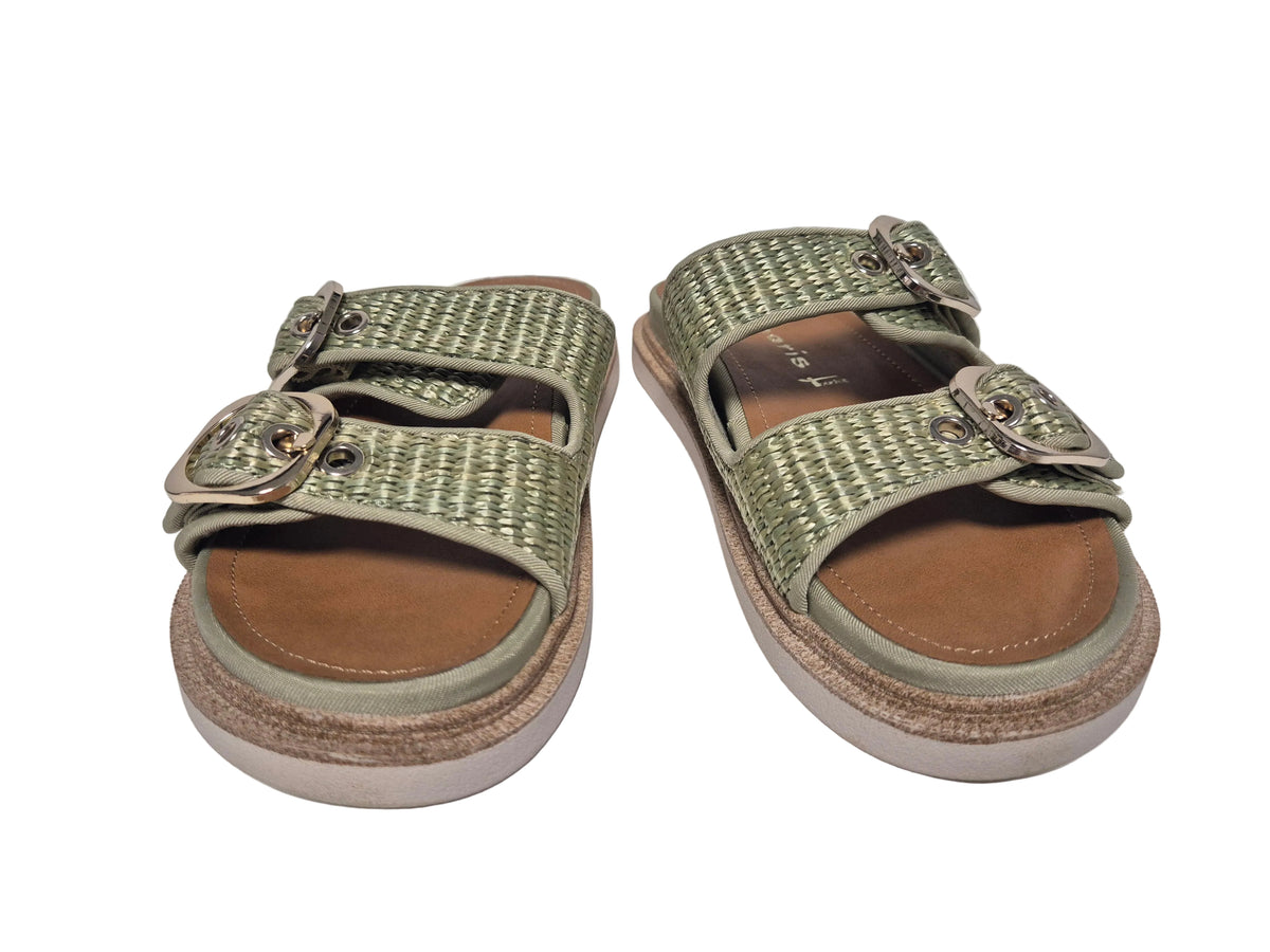 Tamaris Pantolette, mintgrün, Gr. 37
