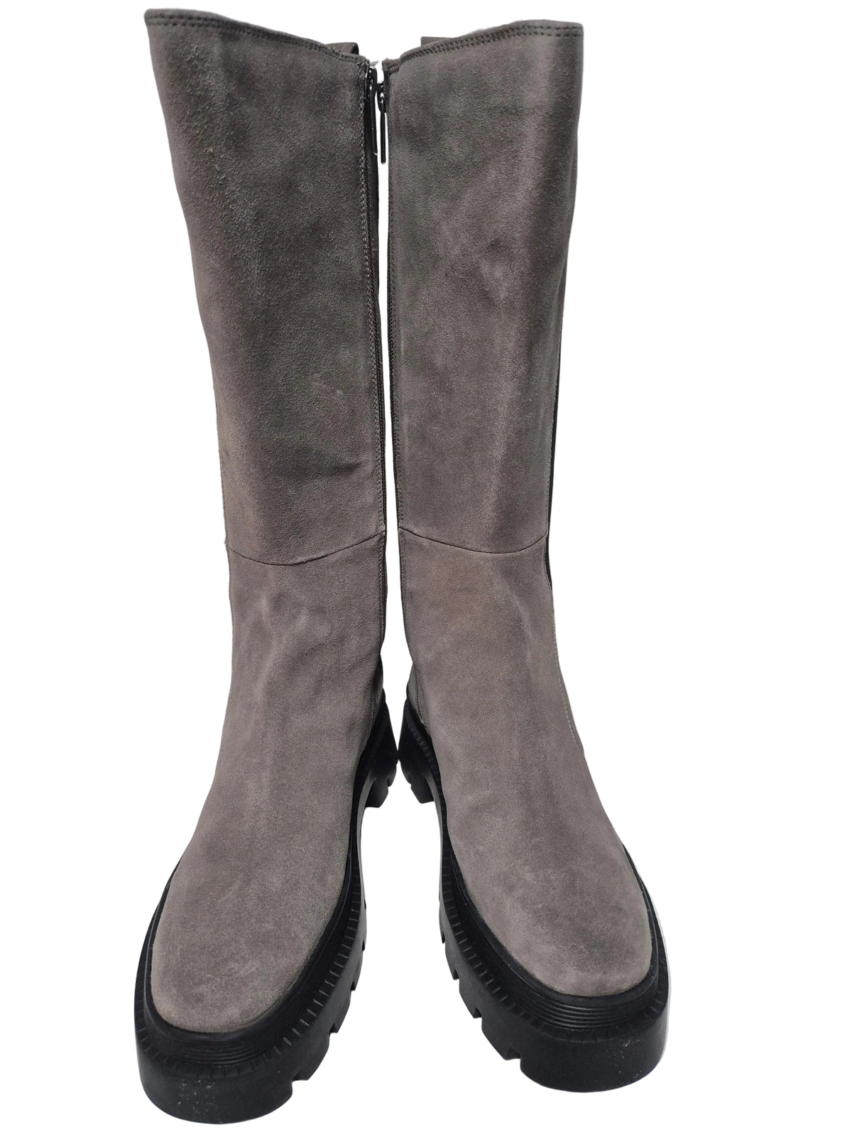 Sheego Weitschaftstiefel, taupe, Gr. 39 XXL