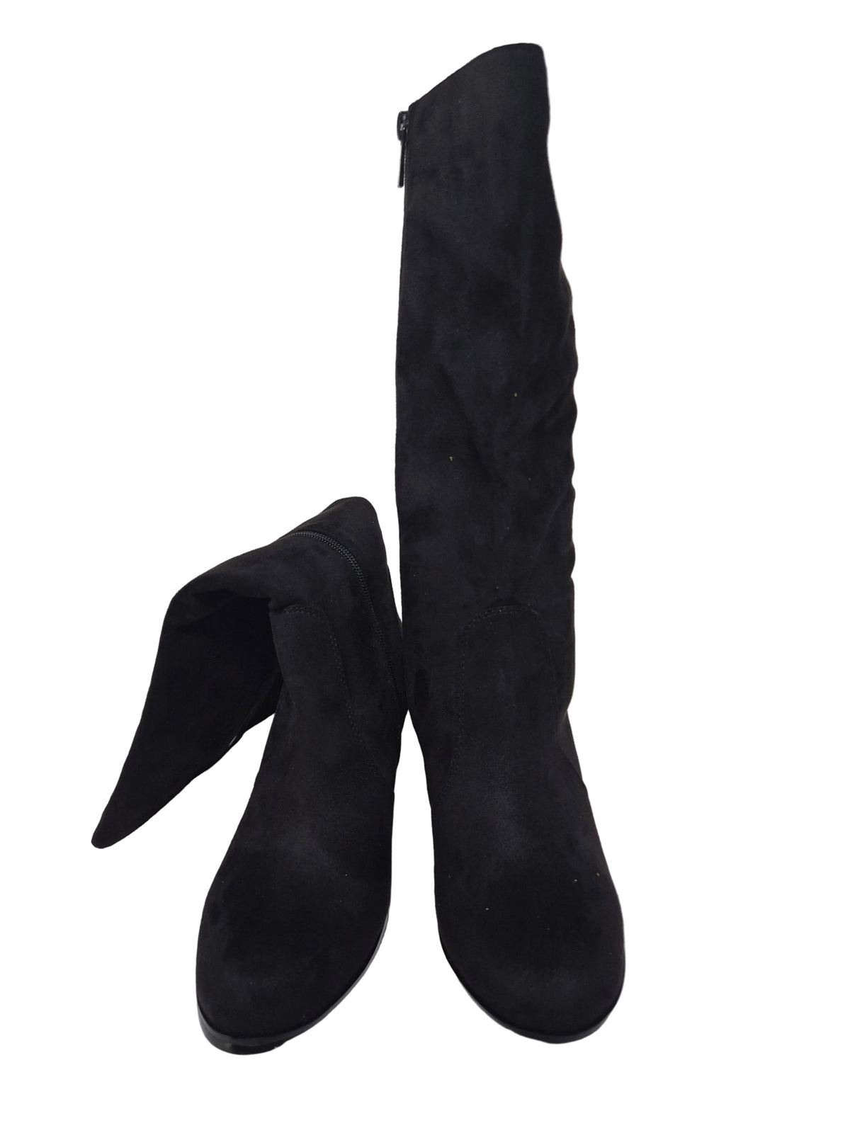 sheego Wadenhohe Weitschaftstiefel, schwarz, Gr. 37 XL