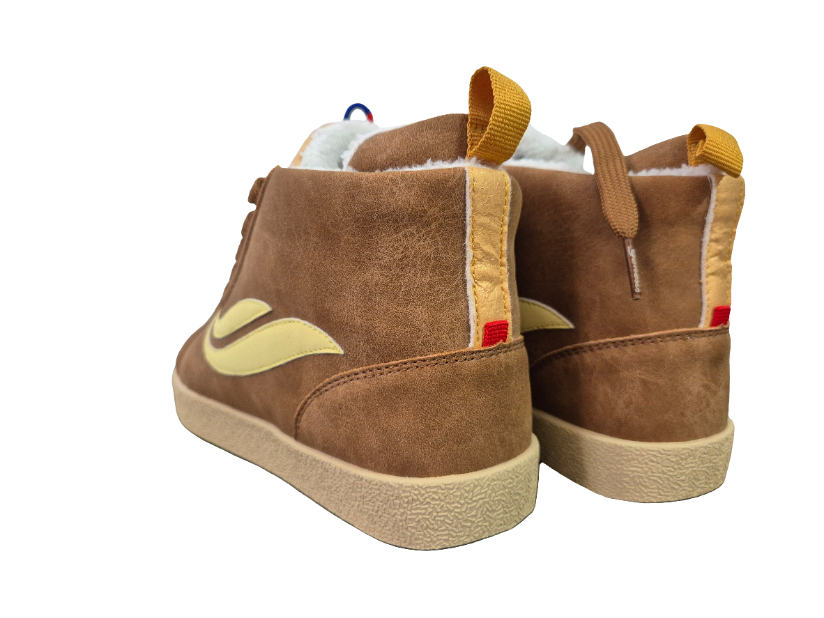 GENESIS Sneaker G-Hela Mid Braun-gelb Gr. 38
