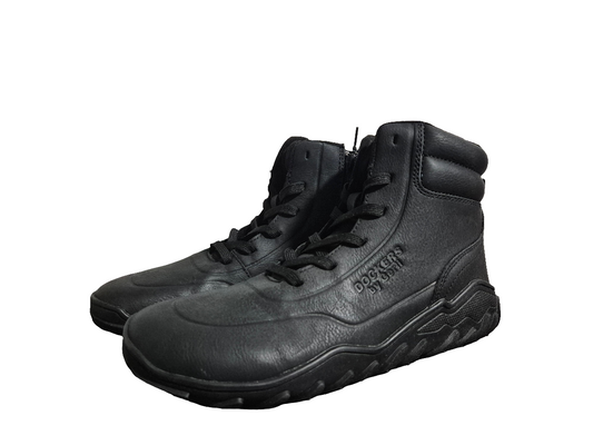 Dockers by Gerli Schnürboots Barfußschuh High Top schwarz Gr. 37