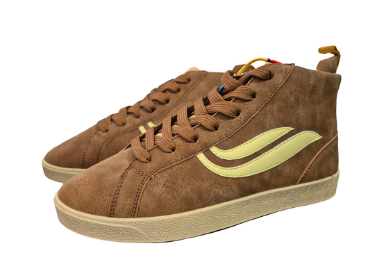 GENESIS Sneaker G-Hela Mid Braun-gelb Gr. 39